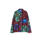 Dries Van Noten Viscose cocoon shirt in Red | Tops | Luxury Shoes 