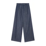 Dries Van Noten Wide leg denim pants in Indigo | Pants | Luxury Shoes 