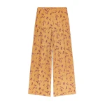 Dries Van Noten Wide leg jacquard pants in Ocra | Pants | Luxury Shoes 