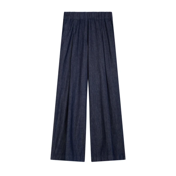 Dries Van Noten Wide leg jeans in Indigo | Pants | Luxury Shoes 