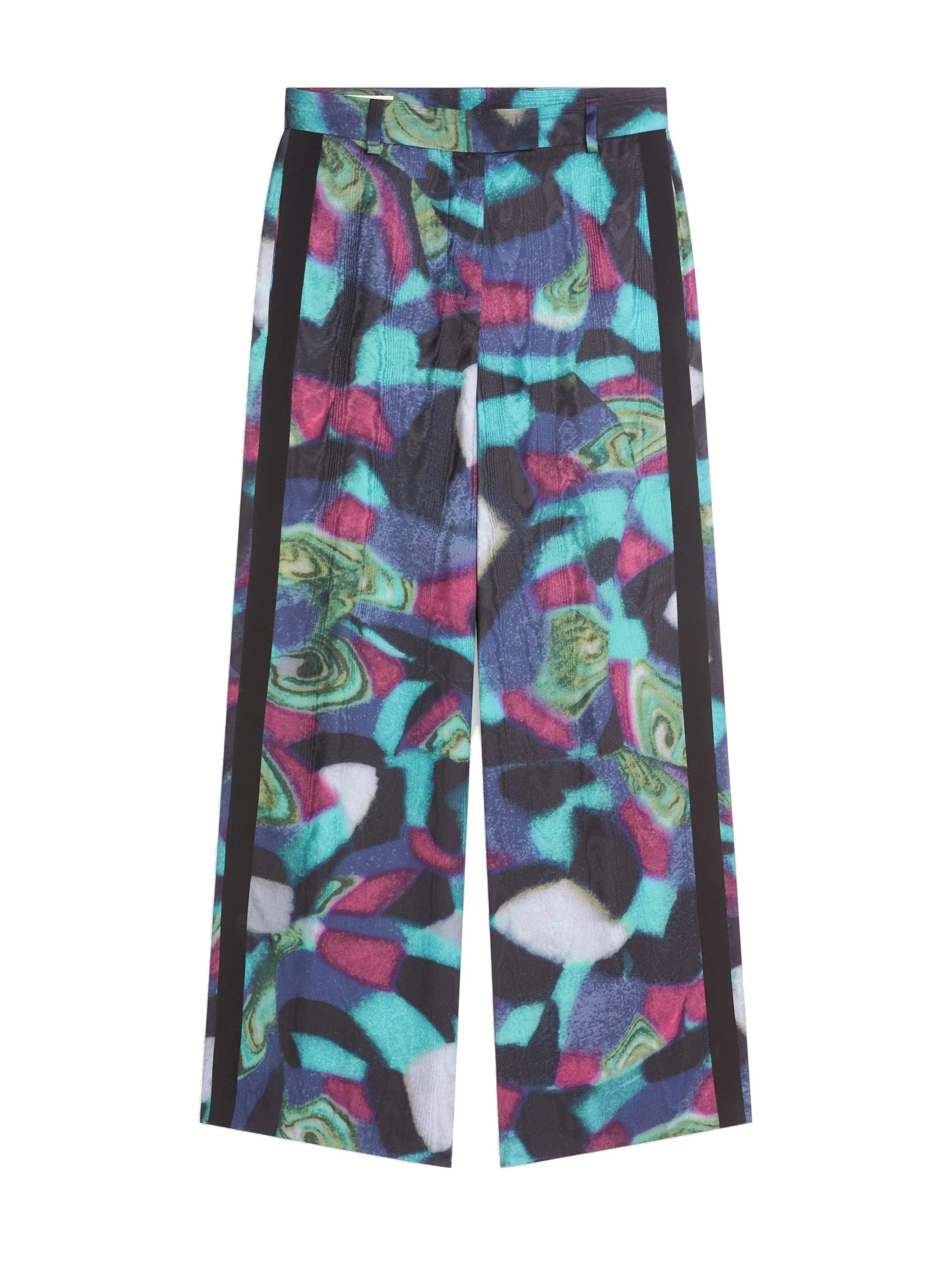 Dries Van Noten Wide leg pants in Petrol | Pants | Luxury Shoes Dries Van Noten Wide leg pants in Petrol | Pants | Luxury Shoes