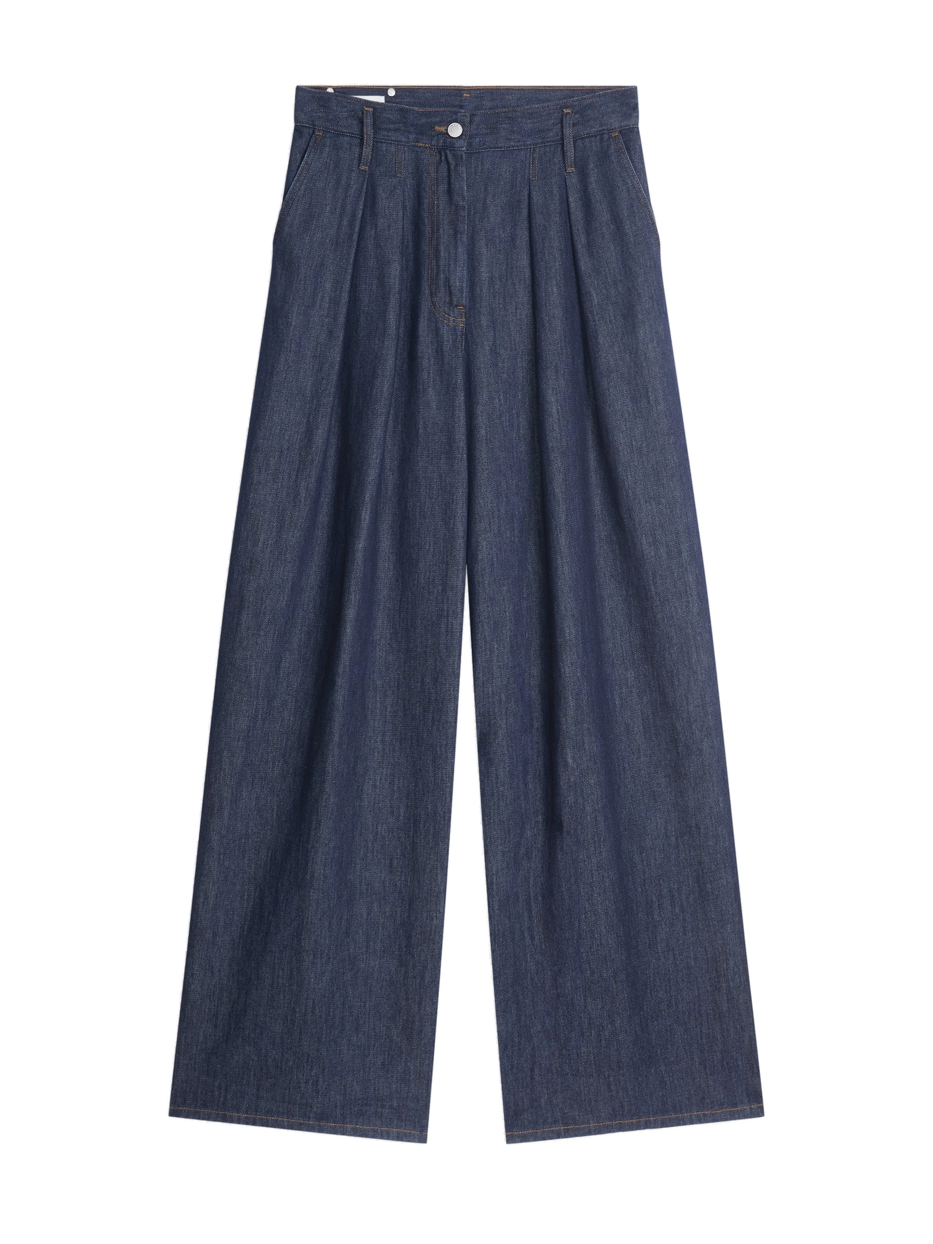 Dries Van Noten Wide pleated jeans in Indigo | Pants | Luxury Shoes Dries Van Noten Wide pleated jeans in Indigo | Pants | Luxury Shoes