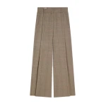 Dries Van Noten Wide pleated wool pants in Cement | Pants | Luxury Shoes 