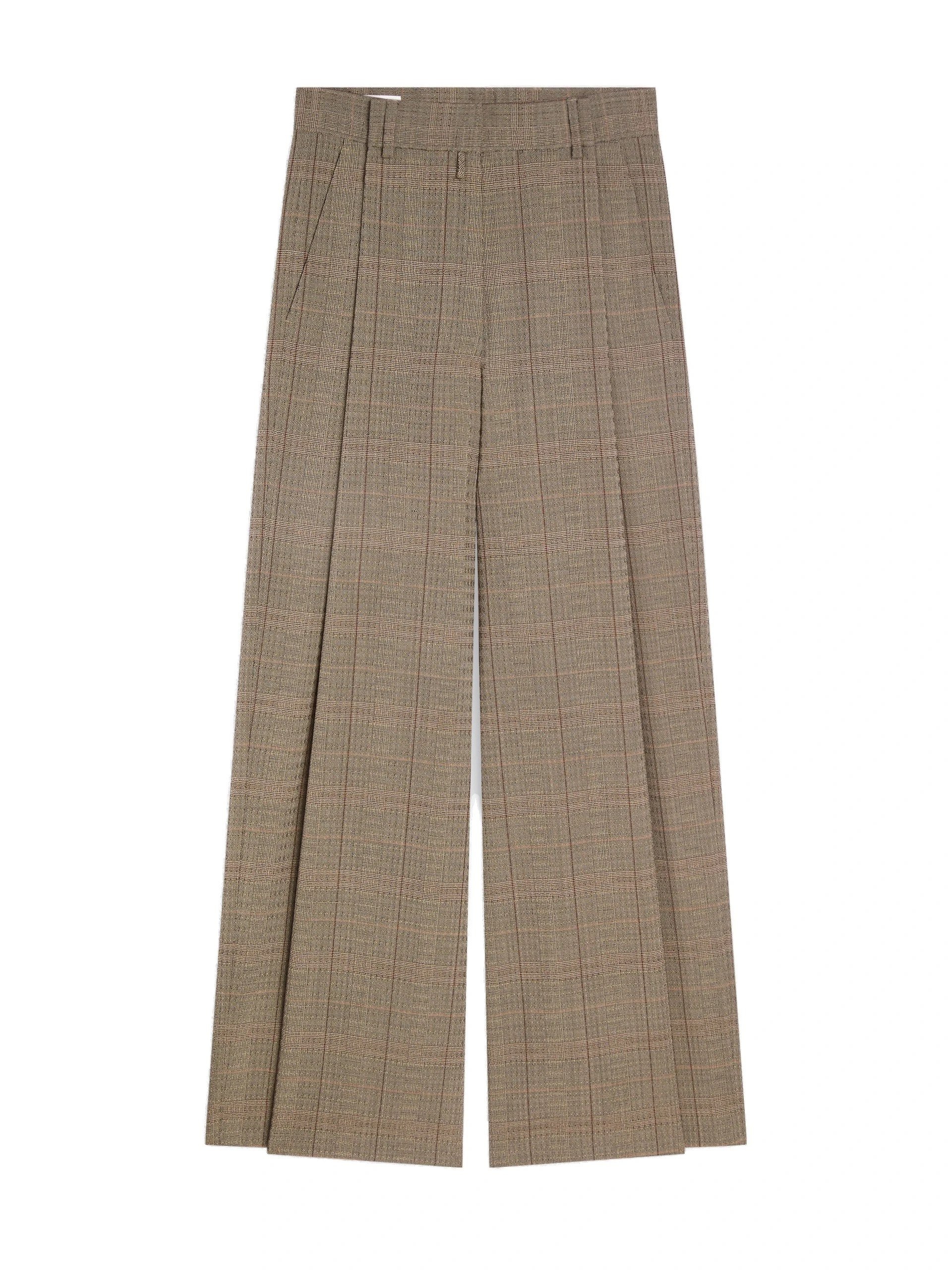 Dries Van Noten Wide pleated wool pants in Cement | Pants | Luxury Shoes Dries Van Noten Wide pleated wool pants in Cement | Pants | Luxury Shoes
