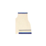 Dries Van Noten Wool shawl collar in Ecru