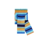 Dries Van Noten Wool turtleneck scarf in Navy