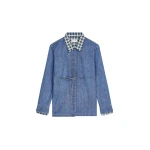 Dries Van Noten Wrap denim shirt in Blue | Tops | Luxury Shoes 