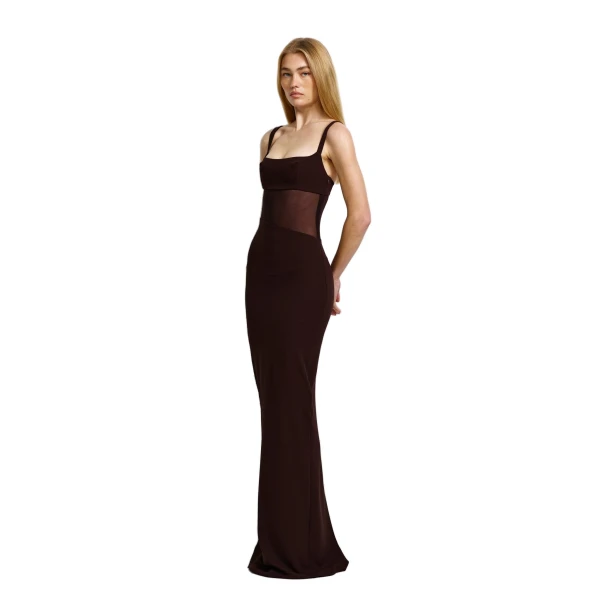 Effie Kats Beige gown