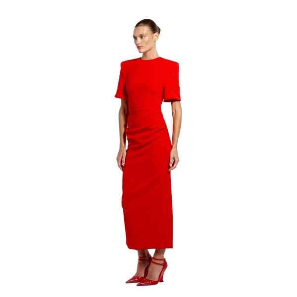 Effie Kats Red midi dress