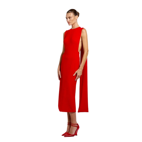 Effie Kats Red midi dress