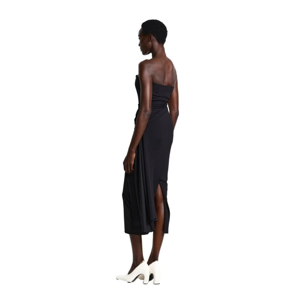 Effie Kats Black midi dress
