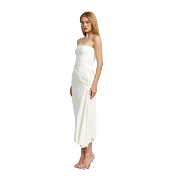 Effie Kats Ivory midi dress