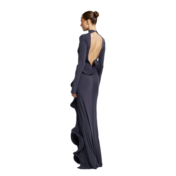 Effie Kats Grey gown
