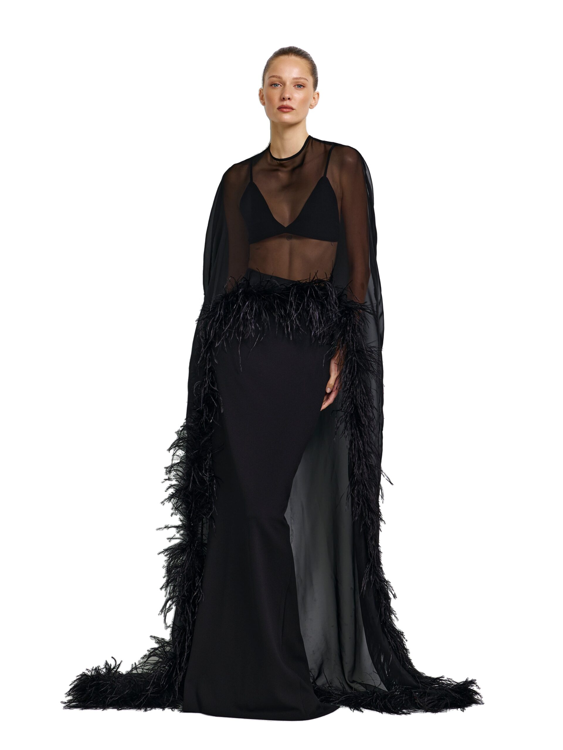 Effie Kats Selene cape | Australian Evening Wear Jackets | Luxury Shoes Effie Kats Selene Cape