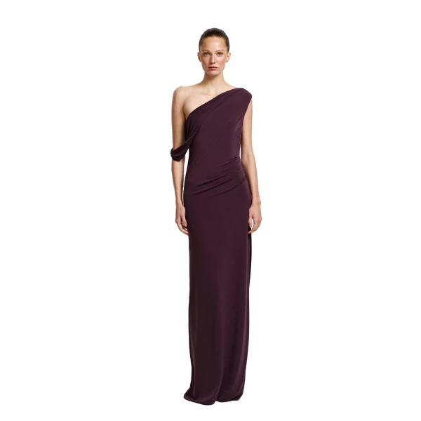 Effie Kats Zena Gown in Chocolate Plum