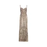 Elie Saab Bead Embroidered Long Dress