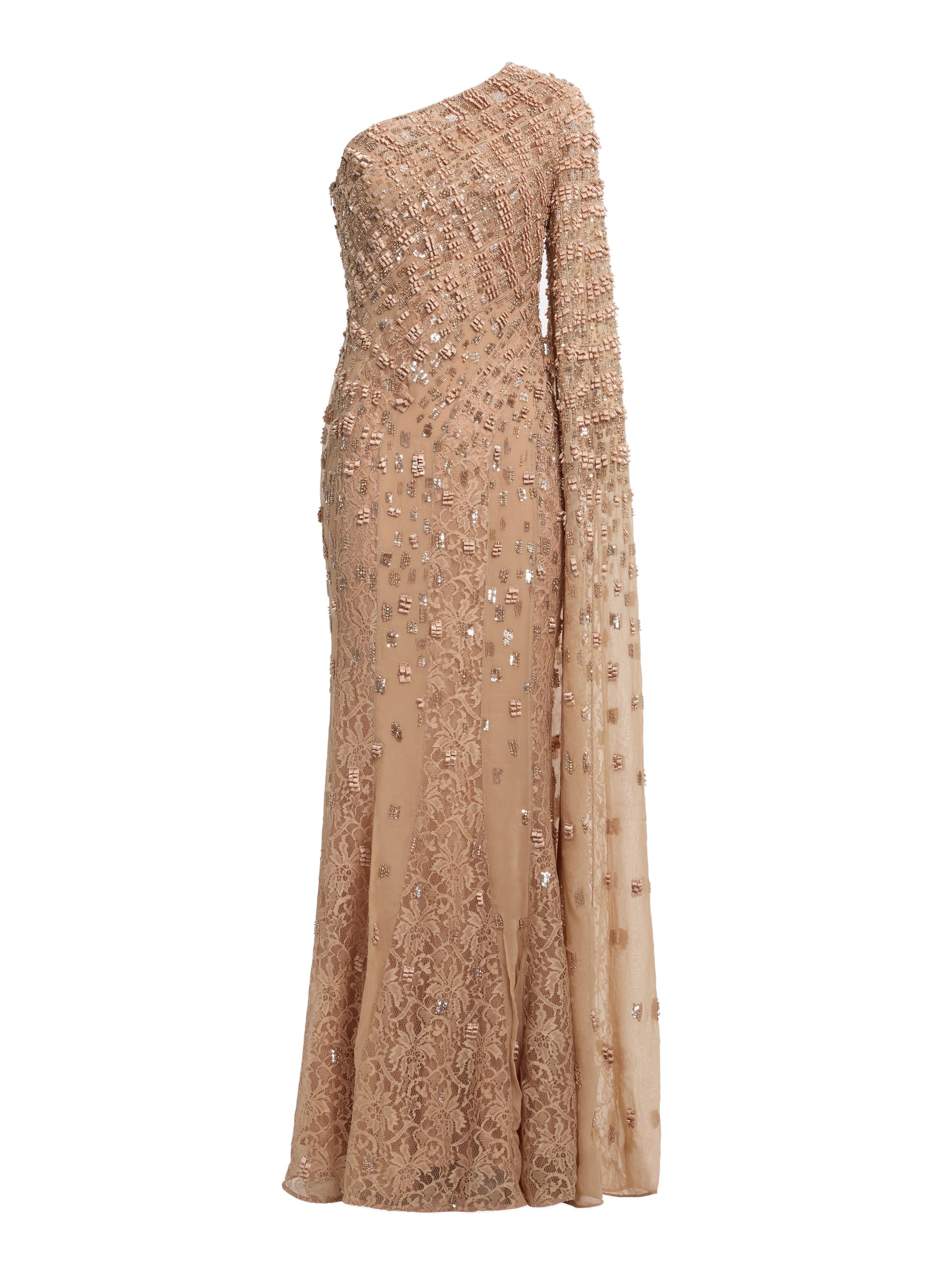 Elie Saab Bead Embroidered Long Dress Elie Saab Bead Embroidered Long Dress