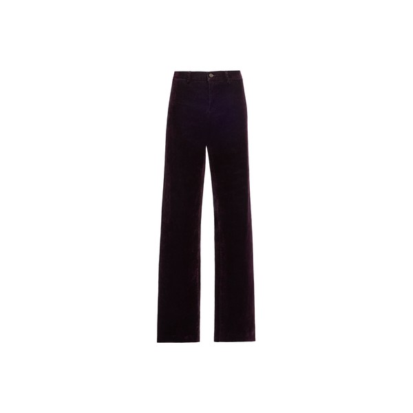 Elie Saab Flocked Denim Pants