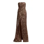 Elie Saab Sequin Embroidered Long Dress