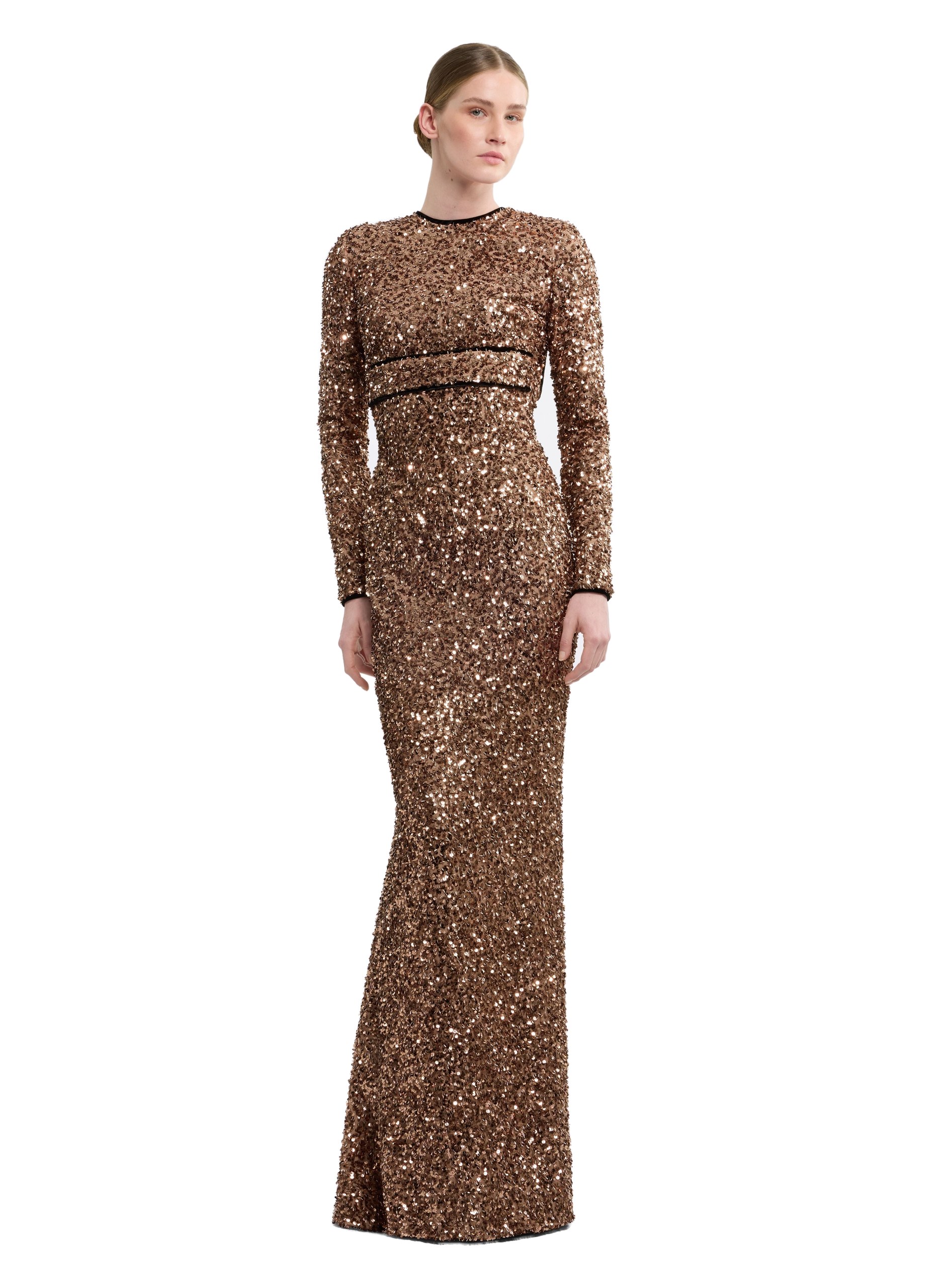 Elie Saab Sequin Embroidered Long Dress Elie Saab Sequin Embroidered Long Dress