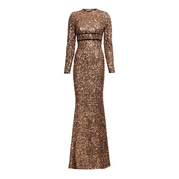 Elie Saab Sequin Embroidered Long Dress