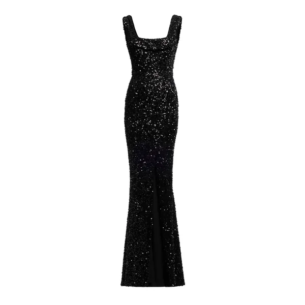 Elie Saab Sequin Embroidered Long Dress