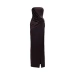 Elie Saab Strapless Envers Satin Dress