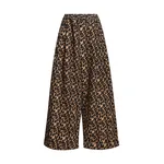 Essentiel Antwerp Brown and black leopard-print wide-leg pants Brown and black leopard-print wide-leg pants