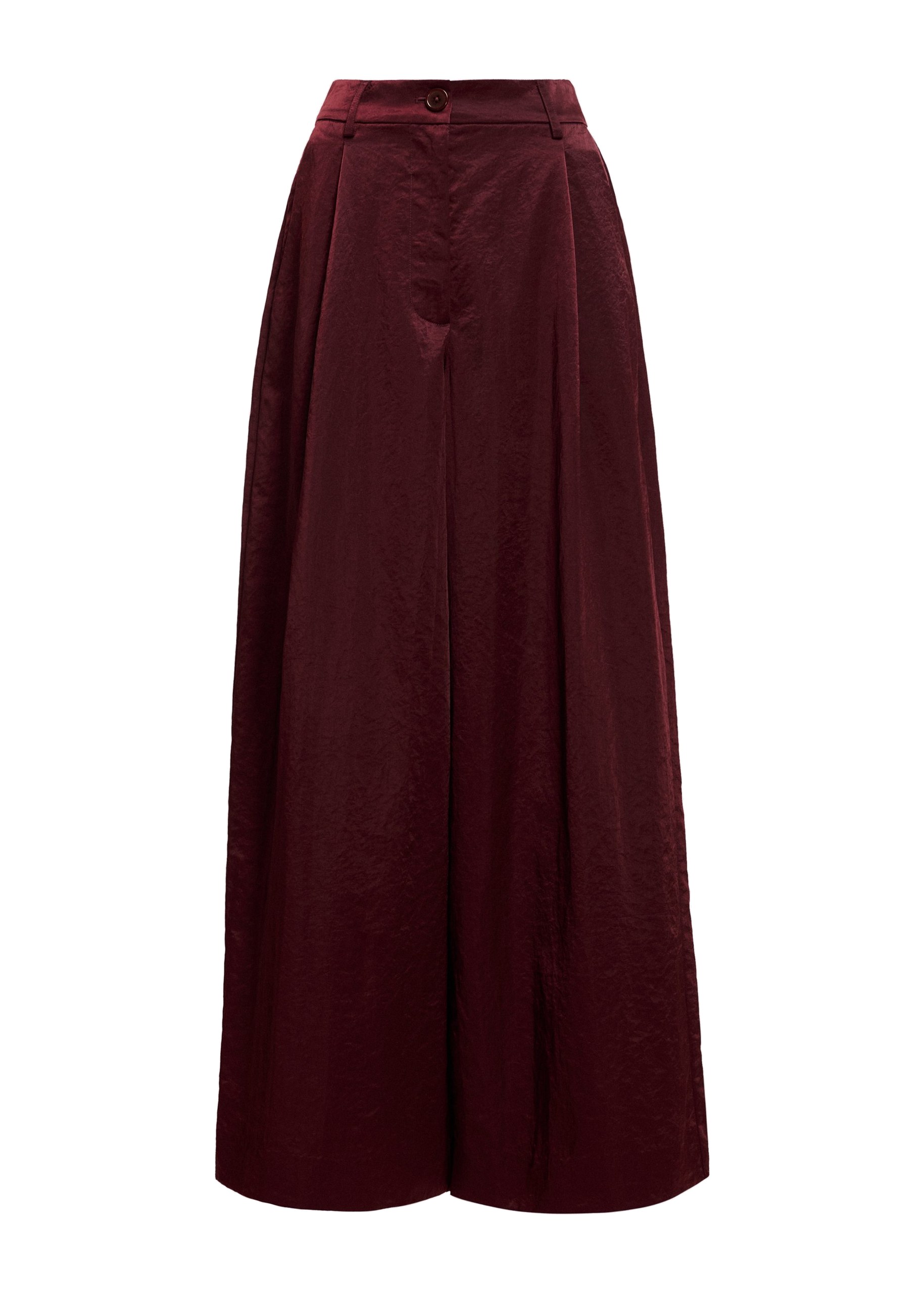 Essentiel Antwerp Burgundy wide-leg pants Burgundy wide-leg pants