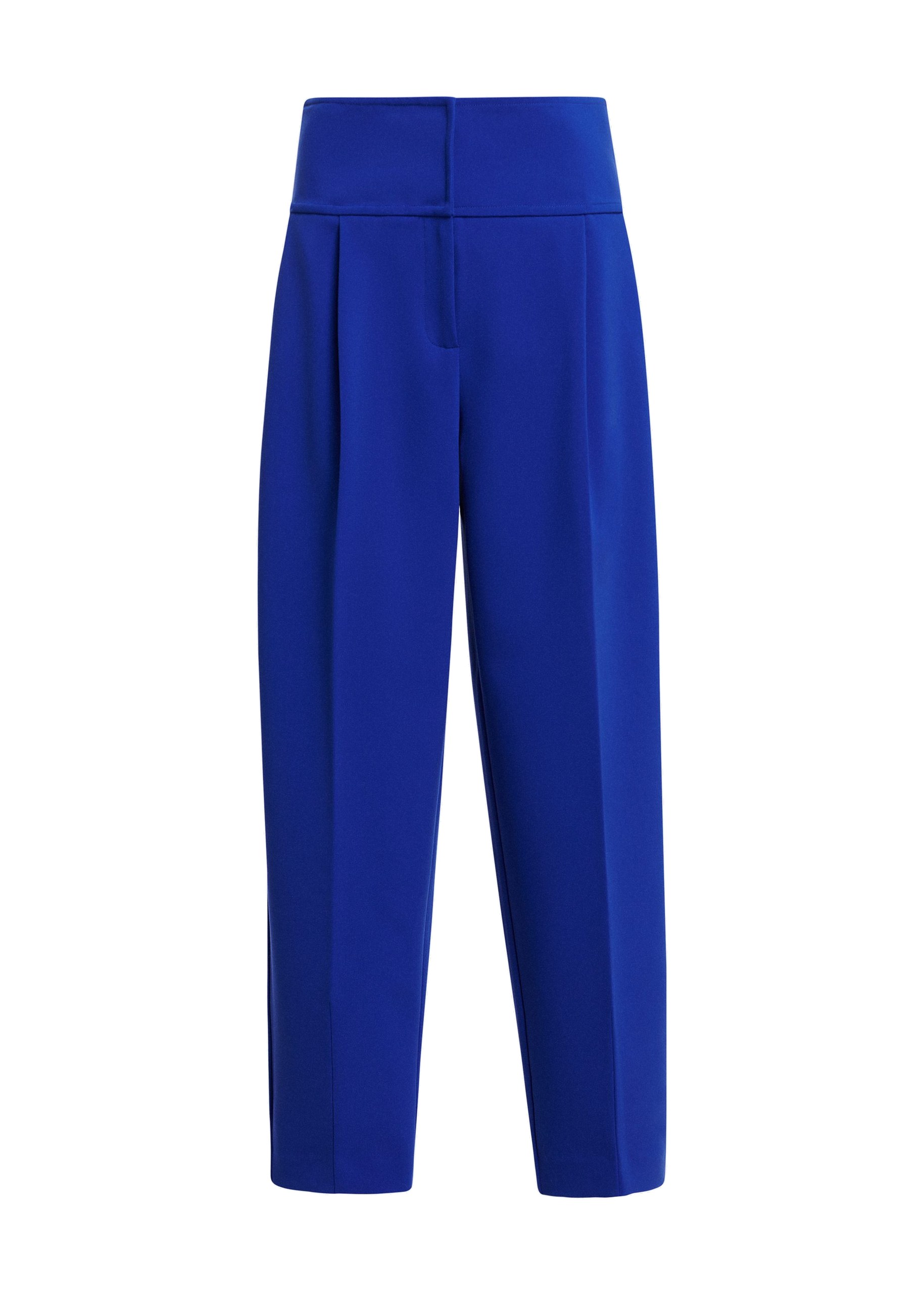 Essentiel Antwerp Cobalt blue cropped barrel-leg pants Cobalt blue cropped barrel-leg pants