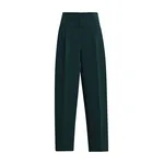 Essentiel Antwerp Dark green cropped barrel-leg pants Dark green cropped barrel-leg pants