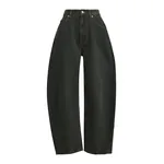 Essentiel Antwerp Dark grey barrel-leg cropped jeans Dark grey barrel-leg cropped jeans