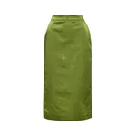 Green midi skirt