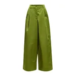Green wide-leg pants