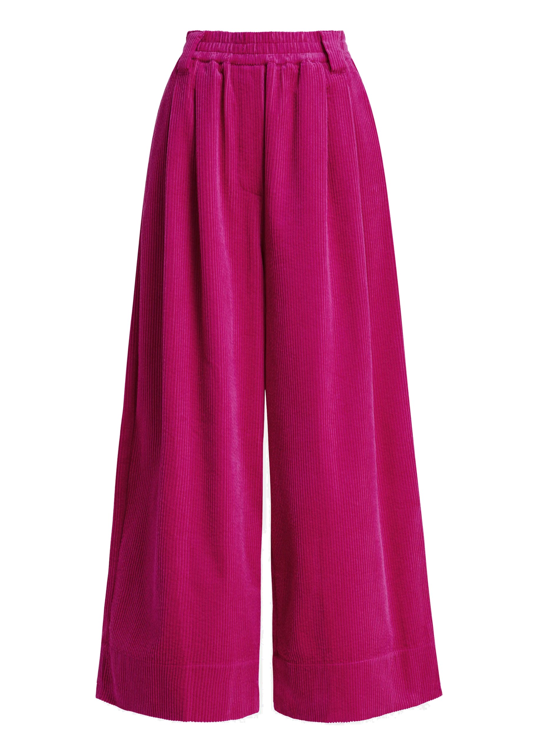 Essentiel Antwerp Pink corduroy wide-leg pants Pink corduroy wide-leg pants
