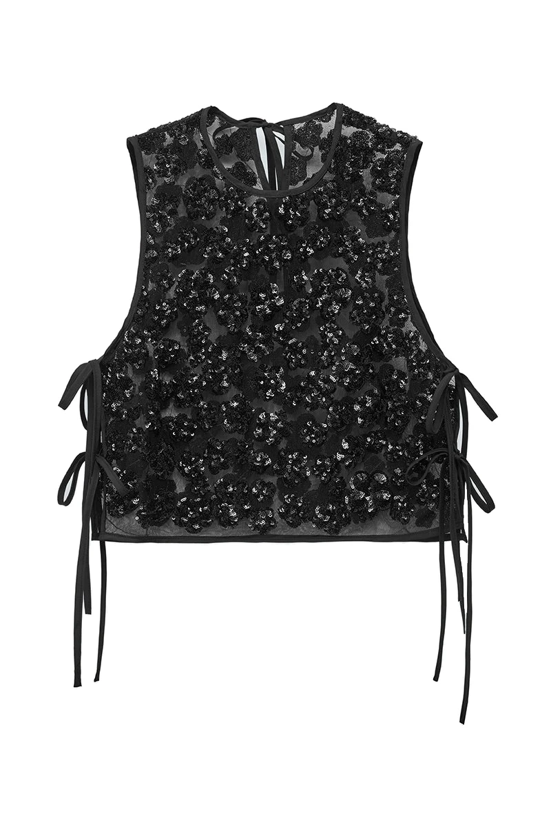 Feeba-Top-in-Black-Cecilie-Bahnsen-Tops-white Cecilie Bahnsen top