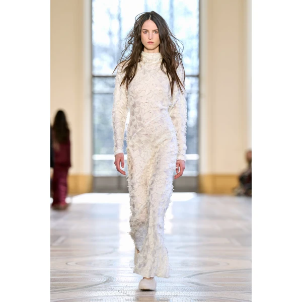 gabriela hearst dress ivory