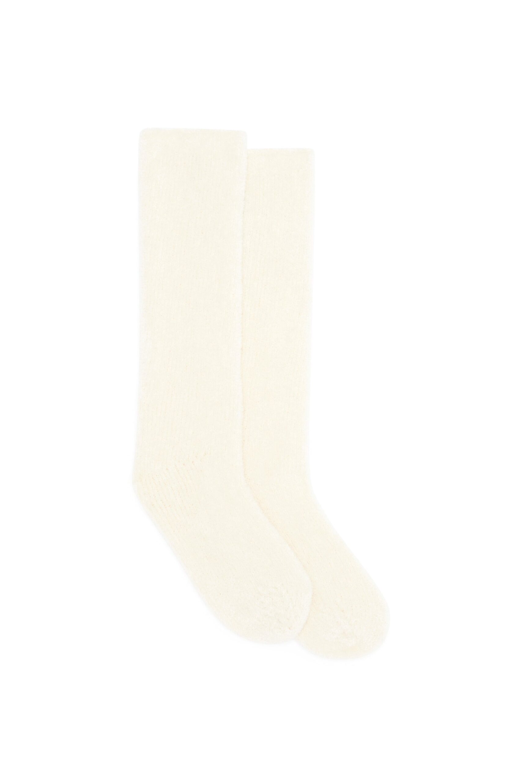 Gabriela Hearst Anima Knit Socks in Ivory Silk gabriela hearst sock