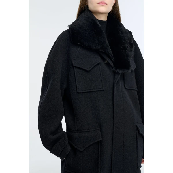 gabriela hearst coat black