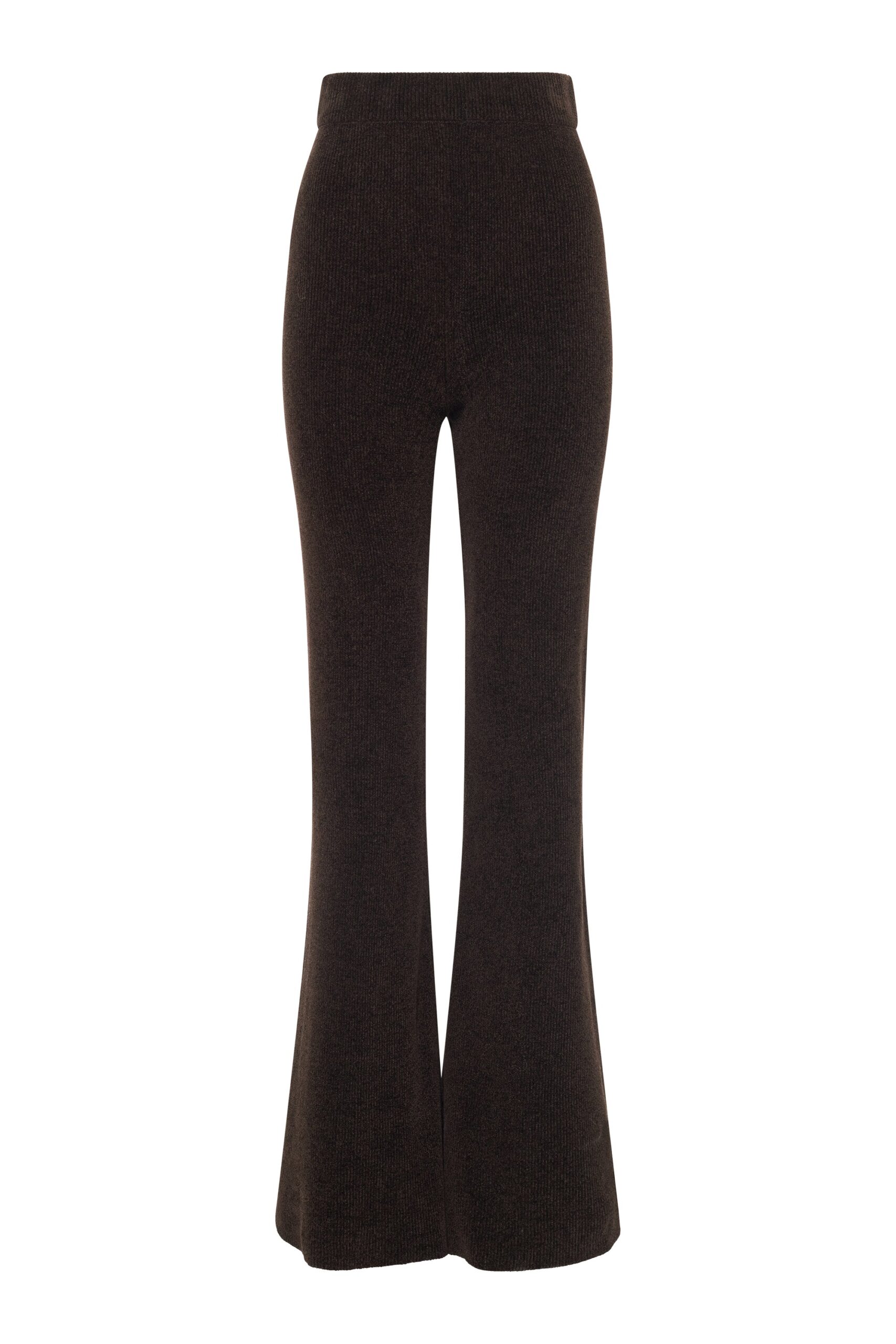 Gabriela Hearst Cypher Knit Pants in Chocolate Silk gabriela hearst pant