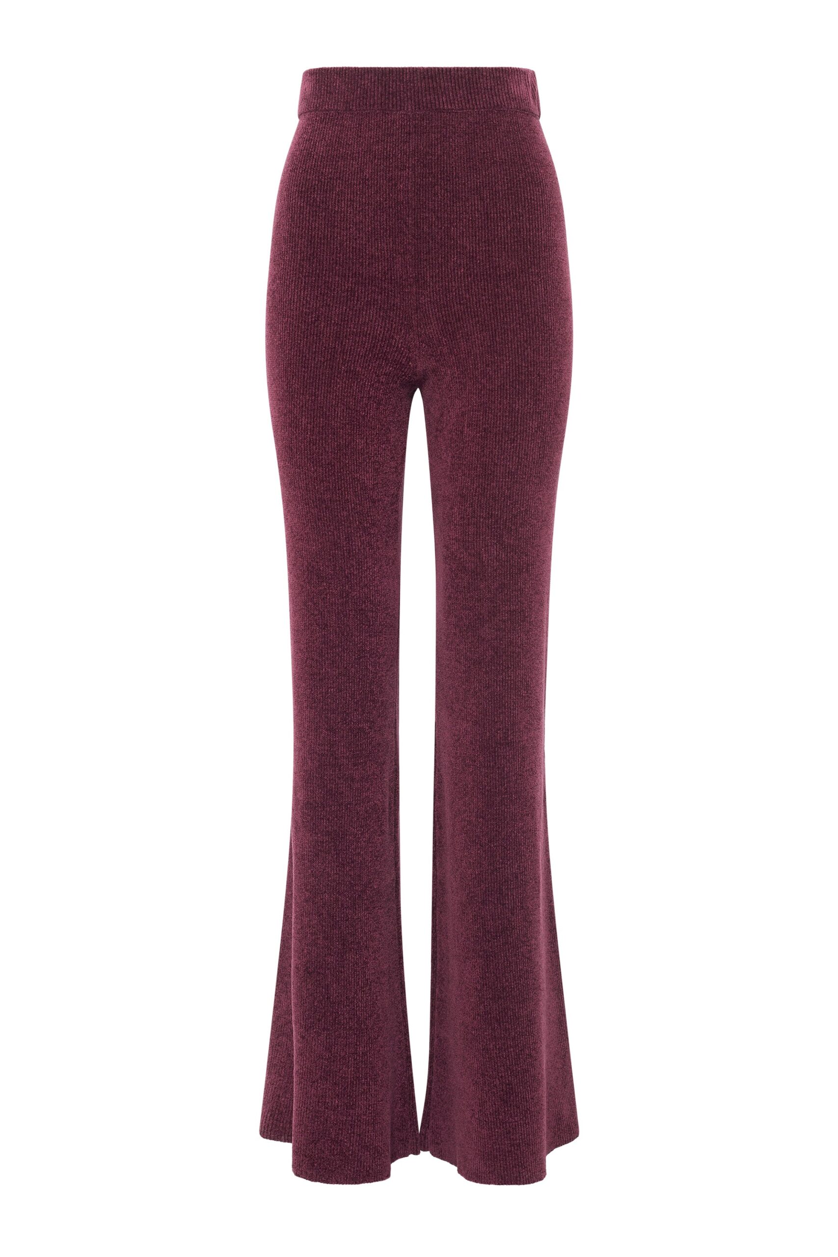 Gabriela Hearst Cypher Knit Pants in Plum Silk gabriela hearst pant