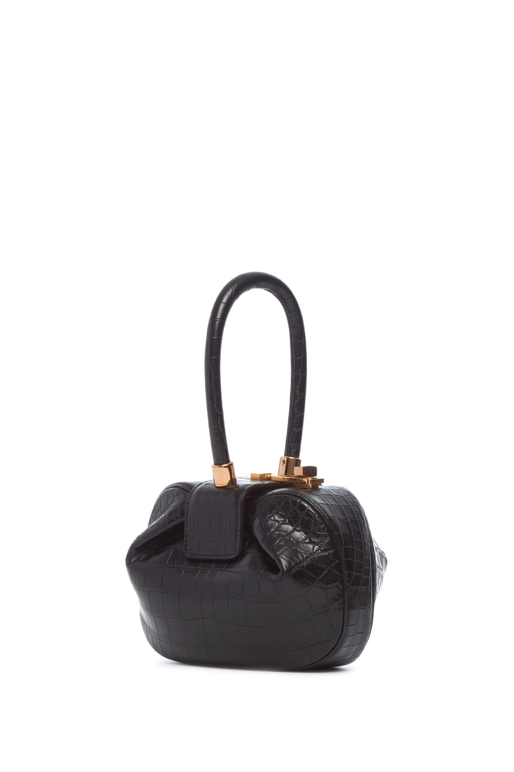 Gabriela Hearst Demi Bag in Black Crocodile Leather gabriela hearst bag