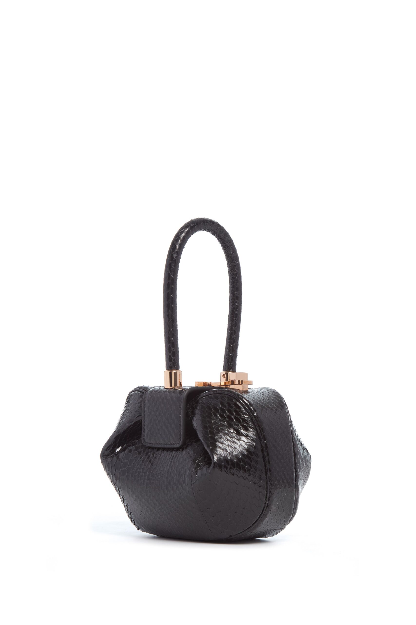 Gabriela Hearst Demi Bag in Black Snakeskin gabriela hearst bag