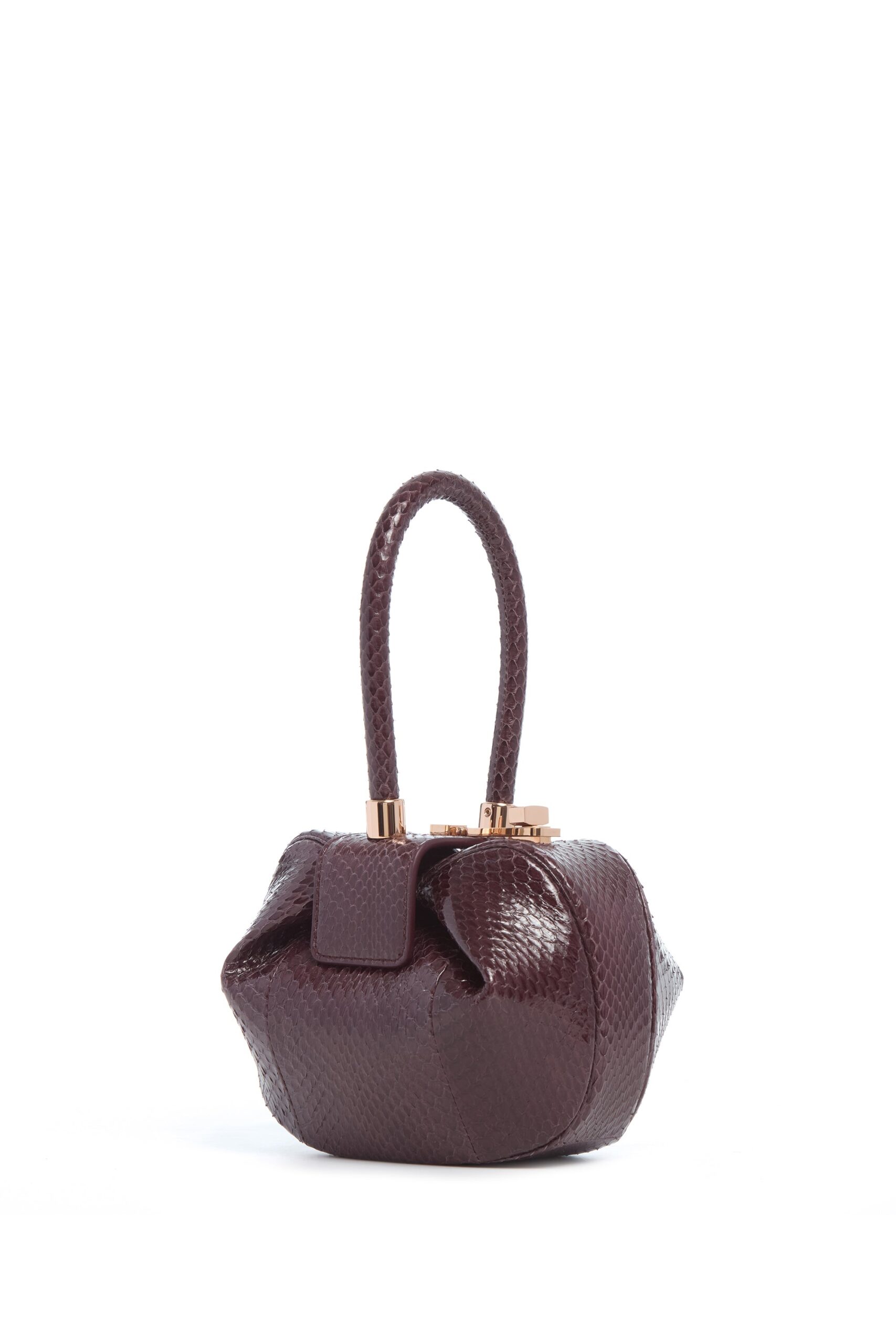Gabriela Hearst Demi Bag in Bordeaux Snakeskin gabriela hearst bag