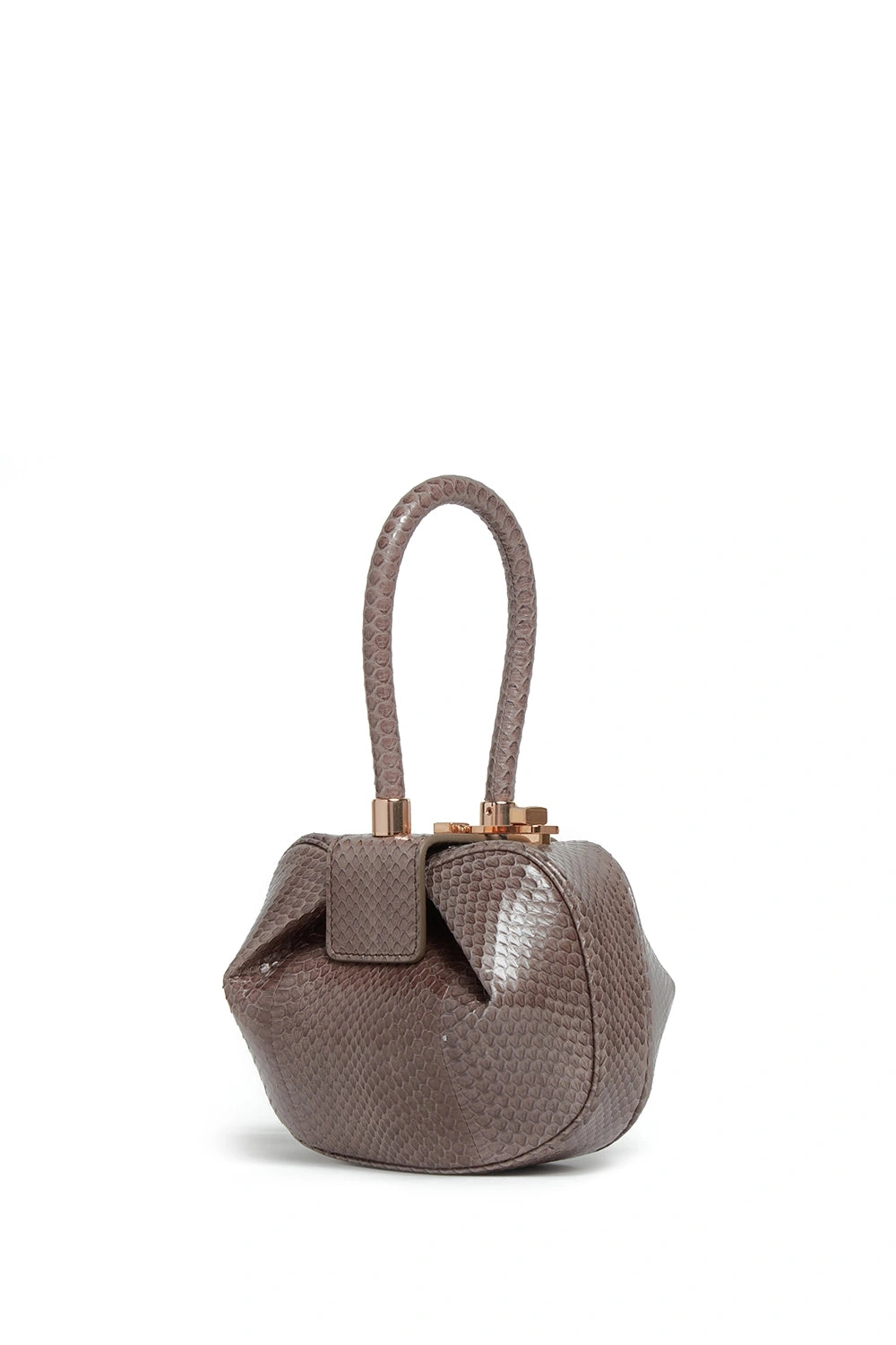 Gabriela Hearst Demi Bag in Charcoal Snakeskin gabriela hearst bag