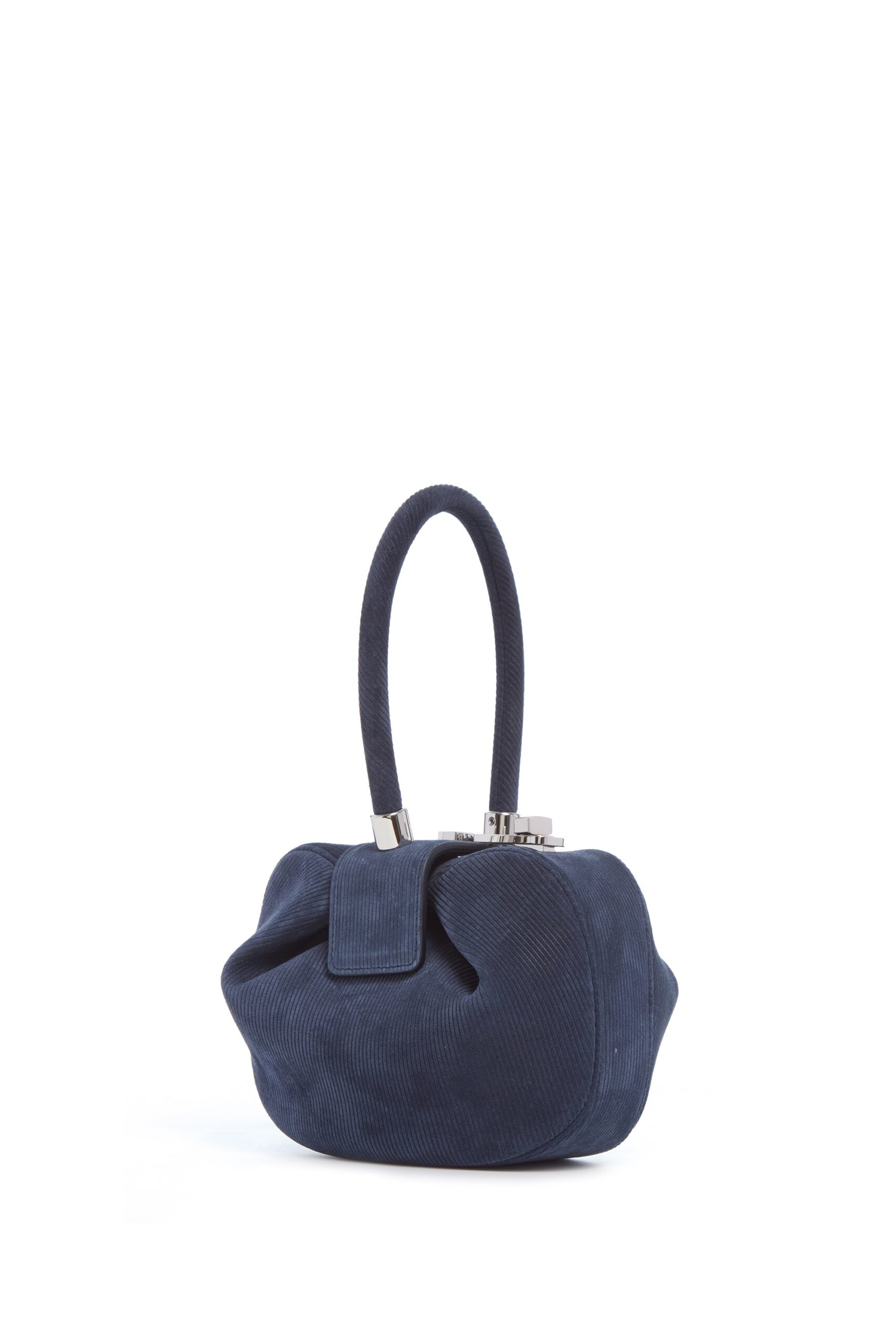 Gabriela Hearst Demi Bag in Electric Navy Suede Corduroy gabriela hearst bag