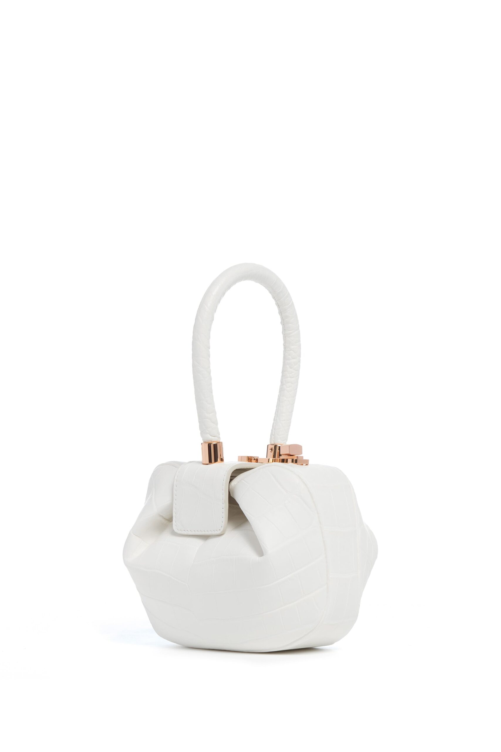Gabriela Hearst Demi Bag in Ivory Crocodile Leather gabriela hearst bag