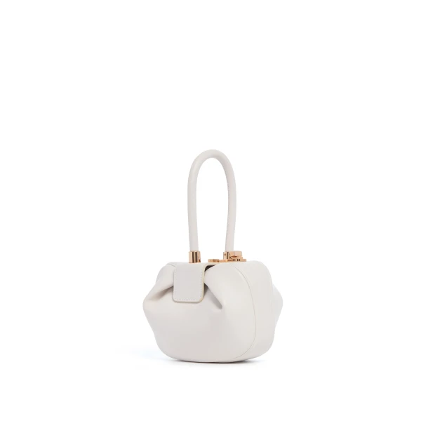 Demi Bag in Ivory Nappa Leather