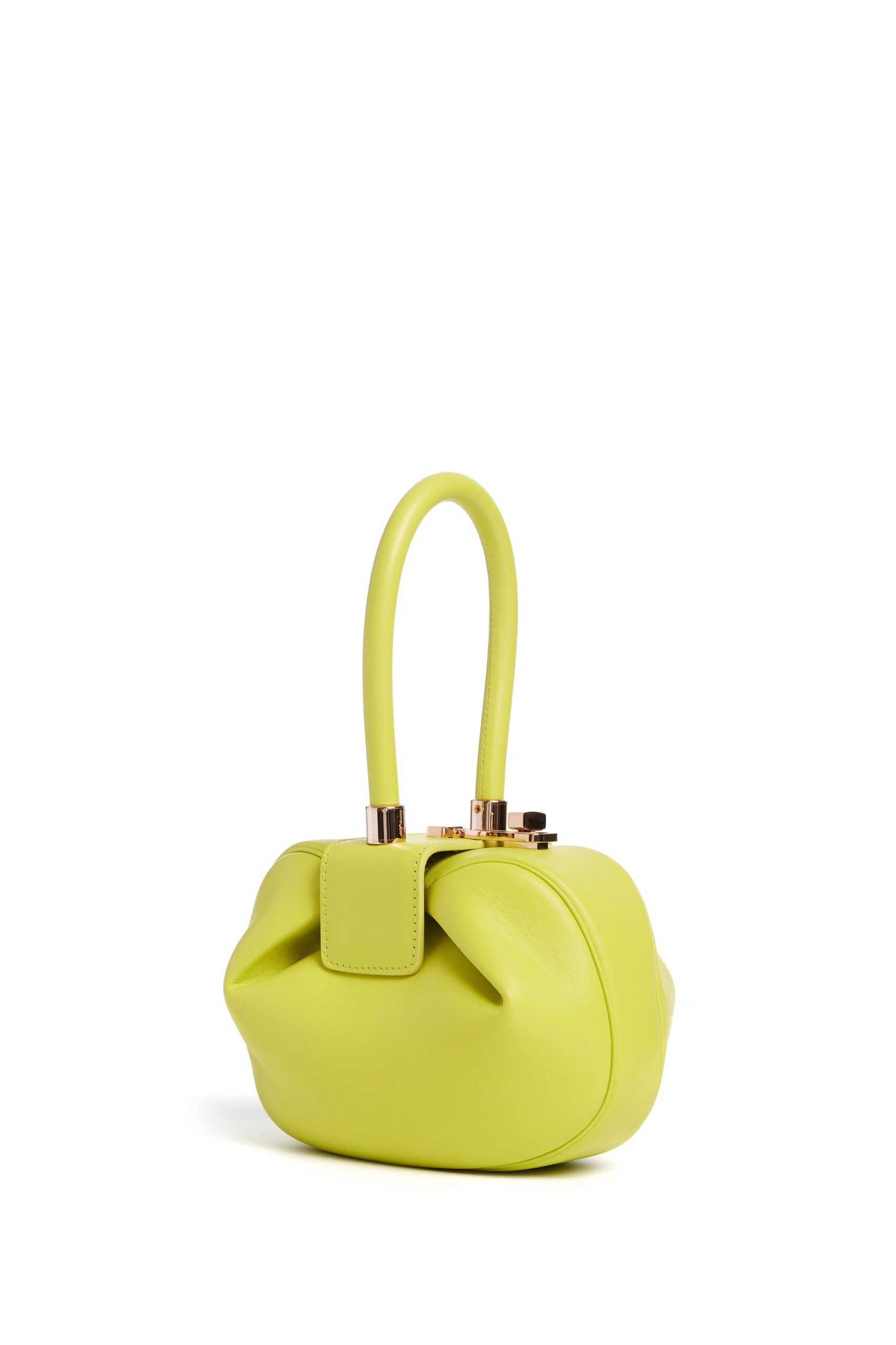 Gabriela Hearst Demi Bag in Lime Adamite Nappa Leather gabriela hearst bag