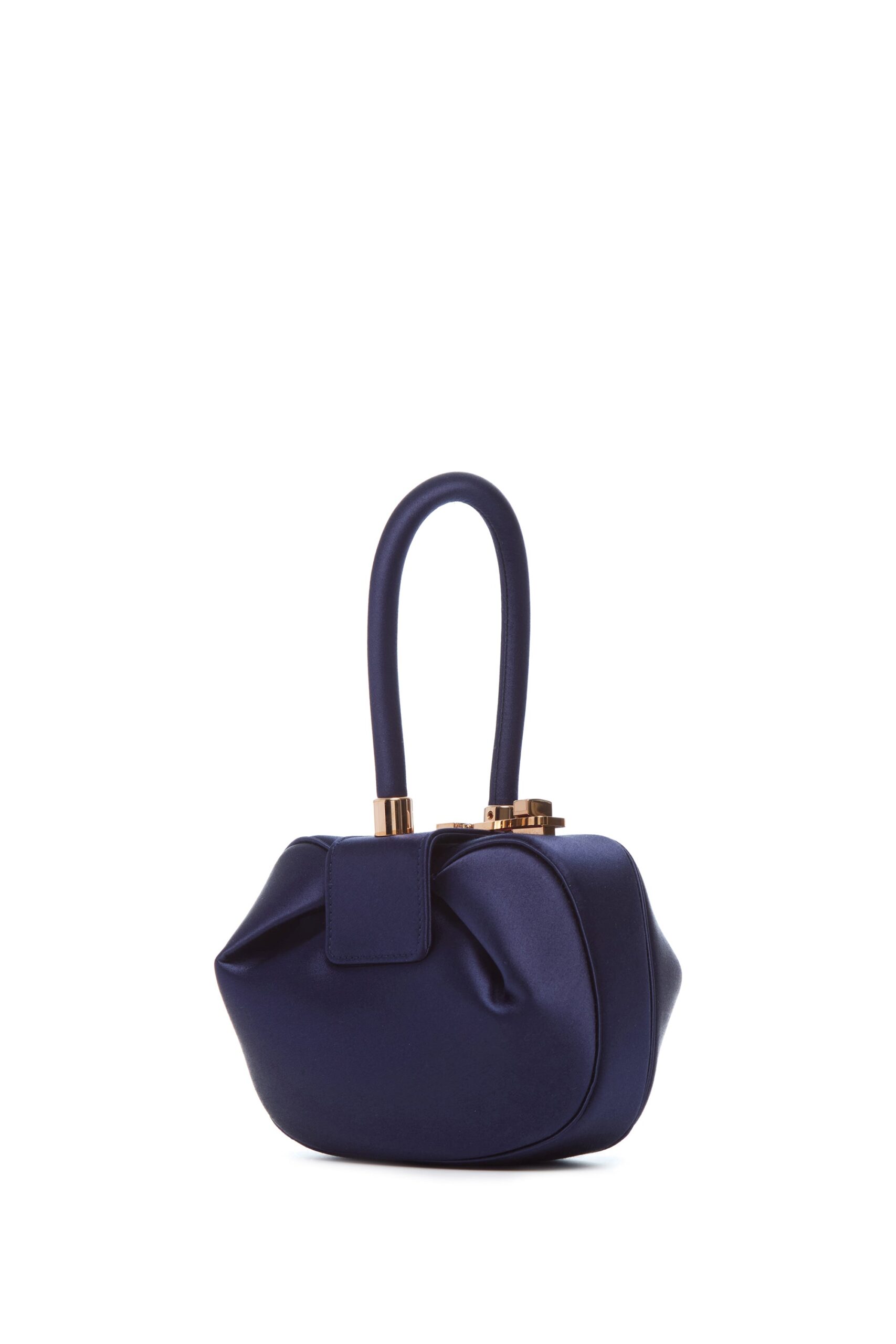 Gabriela Hearst Demi Bag in Navy Satin gabriela hearst bag